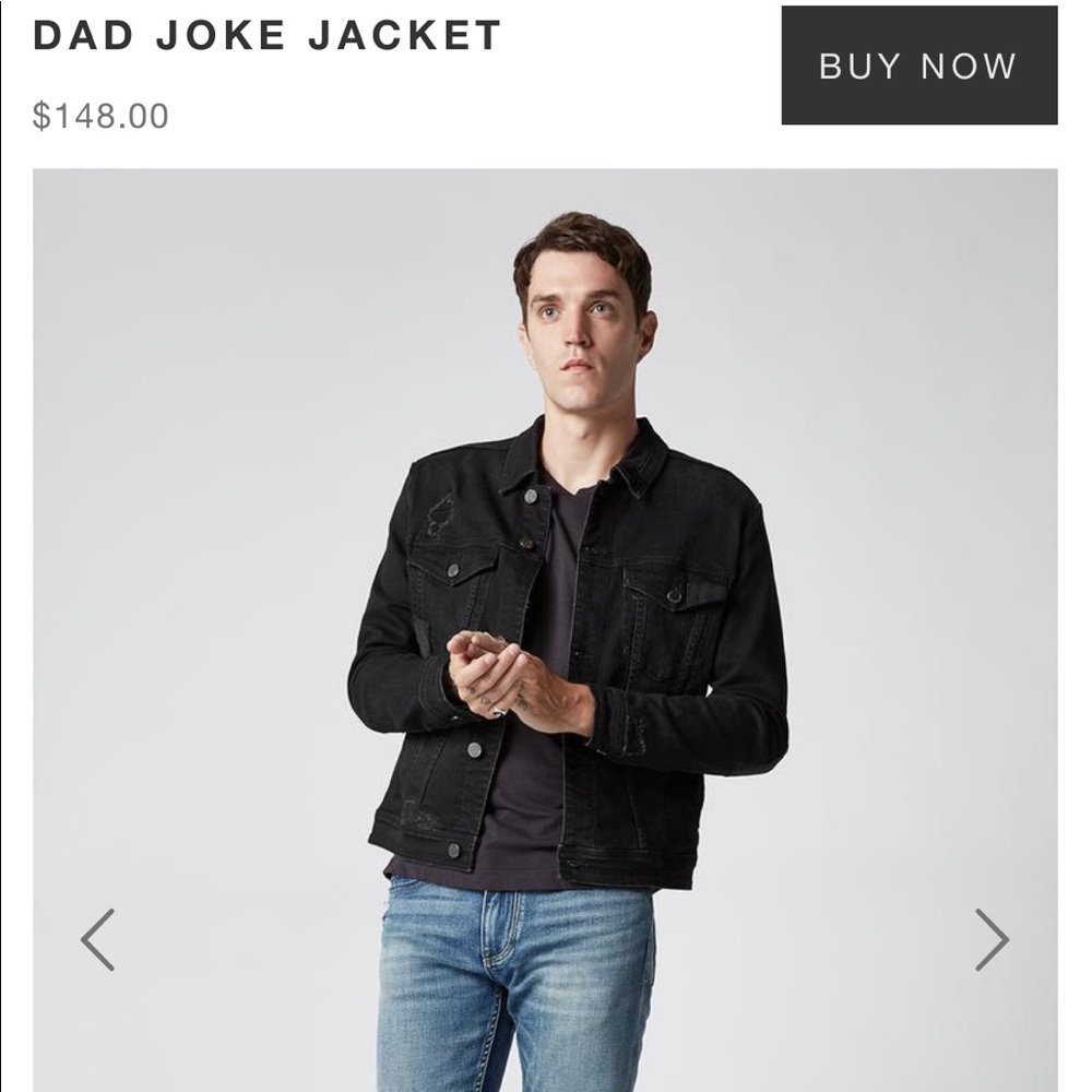 BlankNYC - Dad Joke Black Jean Jacket